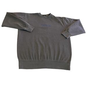 Pretty Little Thing Sweater Women Small Gray Venice‎ Pullover Crew Neck Casual